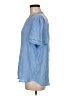 Well Worn 100% Viscose Blue Short Sleeve Blouse Size M - photo 5
