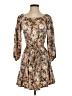 AaKaa Floral Brown Casual Dress Size S - photo 1