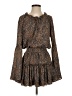 Buddy Love 100% Polyester Animal Print Brown Casual Dress Size S - photo 1
