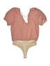 ASTR The Label 100% Polyester Tan Bodysuit Size L - photo 1