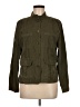 Caslon 100% Cotton Solid Green Jacket Size M - photo 1
