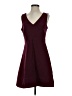 J.Crew 100% Polyester Solid Burgundy Cocktail Dress Size 4 - photo 1