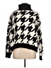 Adika 100% Polyester Houndstooth Black Pullover Sweater Size L - photo 1