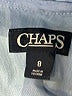 Chaps Solid Blue Long Sleeve Button-Down Shirt Size 8 - photo 3