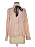 Zara Pink Long Sleeve Blouse Size XS - photo 1