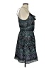 BCBGMAXAZRIA Paisley Blue Cocktail Dress Size M - photo 4