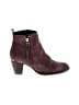 Steve Madden 100% Leather Burgundy Ankle Boots Size 8 - photo 1