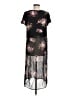 Sweet Rain Floral Black Casual Dress Size M - photo 2