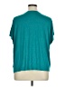 Torrid Teal Short Sleeve Blouse Size 1X Plus (1) - photo 2