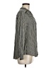 Max Studio 100% Rayon Houndstooth Gray 3/4 Sleeve Blouse Size M - photo 4