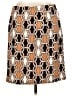 Messini Graphic Orange Casual Skirt Size XL - photo 2