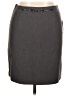 Amanda + Chelsea Solid Gray Casual Skirt Size 14 - photo 1