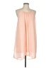 Unbranded 100% Polyester Solid Pink Casual Dress Size L - photo 1