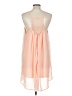 Unbranded 100% Polyester Solid Pink Casual Dress Size L - photo 2