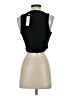 Glam 100% Polyester Black Sleeveless Top Size S - photo 2