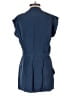 Babaton 100% Silk Solid Blue Romper Size XS - photo 2