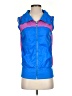 LJ Black 100% Polyester Color Block Blue Vest Size XS - photo 1