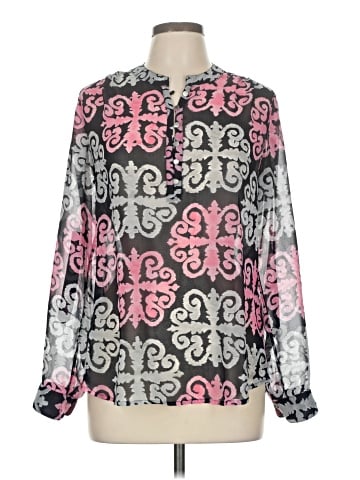 Banana Republic Milly Collection Long Sleeve Blouse (view 1)