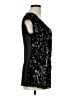Arden B. 100% Polyester Black Short Sleeve Top Size M - photo 4