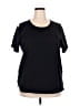 Just Be... Black Short Sleeve T-Shirt Size 3X - photo 1