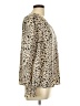 Shein Animal Print Tan Long Sleeve Blouse Size L - photo 4