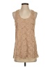Robbi & Nikki 100% Polyester Tan Sleeveless Blouse Size S - photo 1
