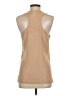 Robbi & Nikki 100% Polyester Tan Sleeveless Blouse Size S - photo 2
