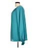 Unbranded 100% Polyester Teal Long Sleeve Blouse Size L - photo 5