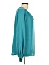 Unbranded 100% Polyester Teal Long Sleeve Blouse Size L - photo 4