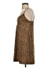 Socialite Animal Print Brown Casual Dress Size XS - photo 5