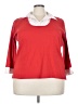 Jason Maxwell Red 3/4 Sleeve Top Size 3X - photo 1