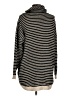 Liam & Co. 100% Polyester Stripes Black Turtleneck Sweater Size S - photo 2