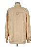 The Drop Solid Tan Long Sleeve Blouse Size M - photo 2