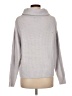 Something Navy Gray Turtleneck Sweater Size M - photo 2
