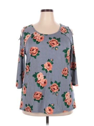 Free Kisses 3/4 Sleeve Blouse (view 1)