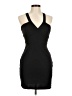 Silence and Noise Solid Black Cocktail Dress Size M - photo 1
