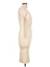 Assorted Brands 100% Polyester Ivory Cocktail Dress Size L - photo 4