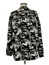 Jodifl Print Black Long Sleeve Button-Down Shirt Size M - photo 2