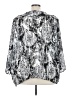 Maggie Barnes 100% Polyester Silver 3/4 Sleeve Blouse Size 3X - photo 2