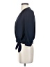 Madewell 100% Polyester Blue 3/4 Sleeve Blouse Size XXS (estimated) - photo 5