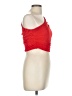 GRAFFITI Red Sleeveless Top Size M - photo 4