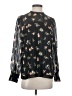 ModCloth 100% Polyester Black Long Sleeve Blouse Size S - photo 1