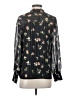 ModCloth 100% Polyester Black Long Sleeve Blouse Size S - photo 2