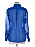 Seven7 100% Polyester Blue Long Sleeve Blouse Size M - photo 2