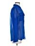 Seven7 100% Polyester Blue Long Sleeve Blouse Size M - photo 4