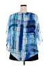 Assorted Brands Blue 3/4 Sleeve Blouse Size 2X - photo 2