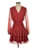Bardot 100% Polyester Hearts Red Cocktail Dress Size 4 - photo 1