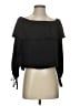 Honey Punch Black 3/4 Sleeve Blouse Size S - photo 1