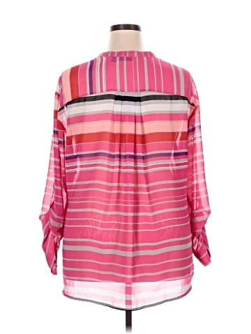 a.n.a. A New Approach 3/4 Sleeve Blouse (view 2)