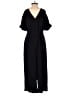 Everlane 100% Triacetate Solid Black Jumpsuit Size 2 - photo 2